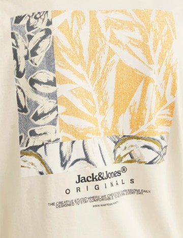 Tricou Jack&Jones, bej