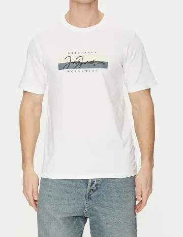 Tricou Jack&Jones, alb Alb