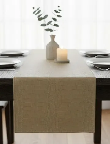 Runner de masa, bej Crem