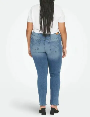 Blugi Only Carmakoma, albastru Albastru