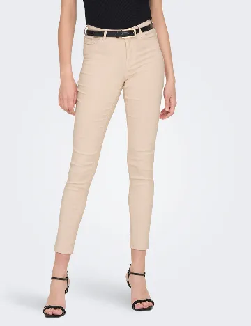 Pantaloni Jacqueline de Yong, crem Crem