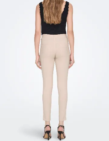 Pantaloni Jacqueline de Yong, crem Crem