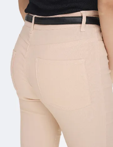 Pantaloni Jacqueline de Yong, crem Crem