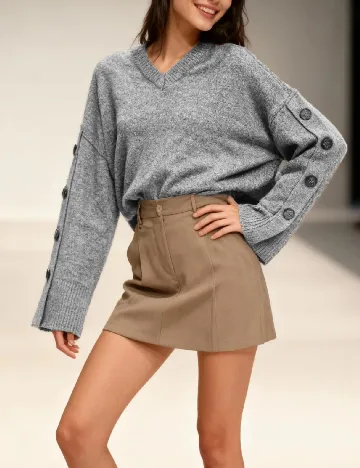 Pulover C&A, gri Gri