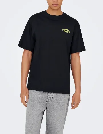 Tricou Only, negru Negru