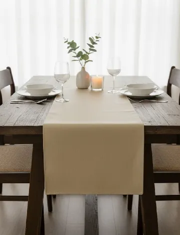 Runner de masa, bej Crem