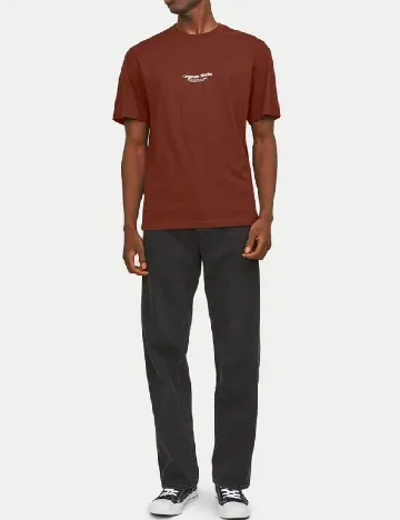 Tricou Jack&Jones, caramiziu Maro