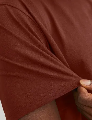 Tricou Jack&Jones, caramiziu Maro