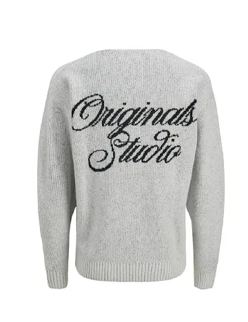 Cardigan Jack&Jones, gri Gri