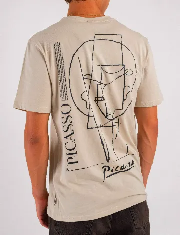 Tricou Only, bej Crem