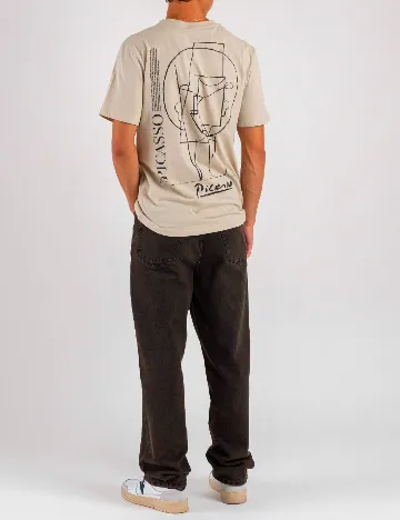 Tricou Only, bej Crem