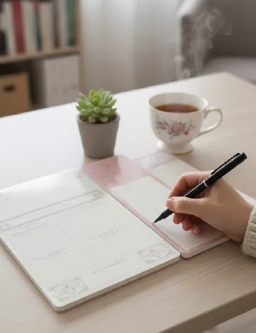 Set planificator AVEC, roz Roz