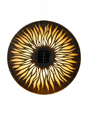 Lampa solara ACTION, auriu