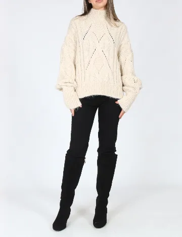 Pulover C&A, bej Crem