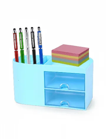 Organizator pentru birou DLP Industry, albastru Albastru