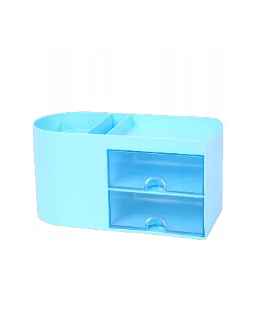 Organizator pentru birou DLP Industry, albastru Albastru