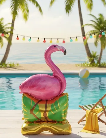 Balon XXL cu flamingo AVEC, mix culori Mix culori