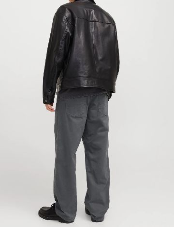 Blugi Jack&Jones, gri petrol