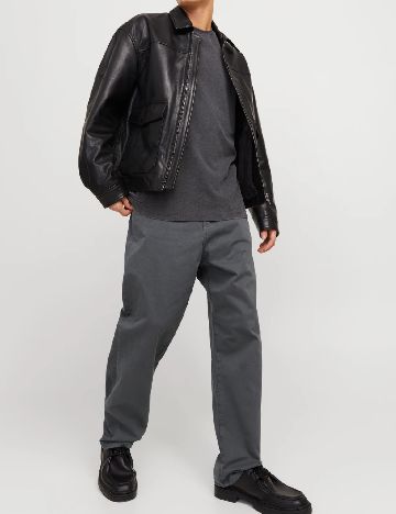 Blugi Jack&Jones, gri petrol