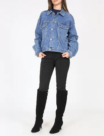 Jacheta C&A, albastru Albastru