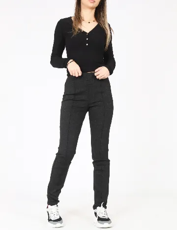 Pantaloni C&A, gri inchis Gri