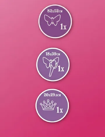 Set baloane 3 bucati AVEC, mov Mov