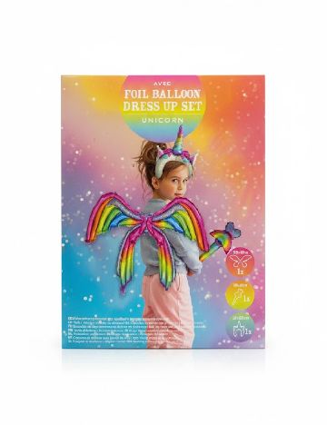 Set baloane unicorn 3 bucati AVEC, mix culori