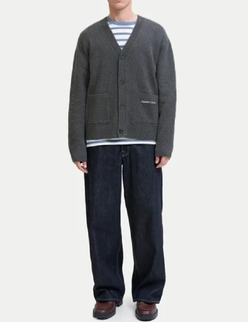 Cardigan Jack&Jones, gri inchis Gri