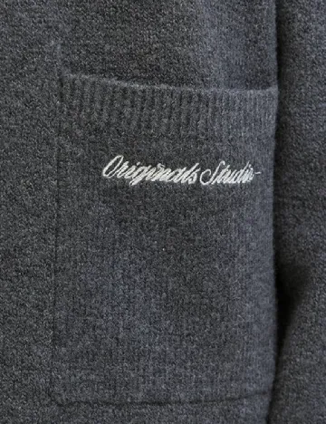 Cardigan Jack&Jones, gri inchis Gri