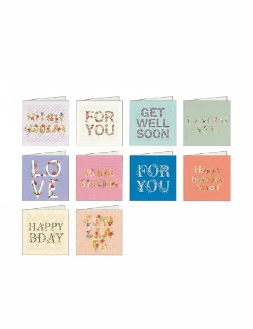 Set felicitari DLP Industry, mix culori Mix culori