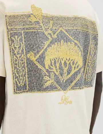 Tricou Jack&Jones, crem Crem