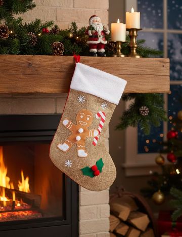 Ciorap de craciun ACTION, mix culori