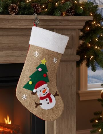 Ciorap de craciun ACTION, mix culori