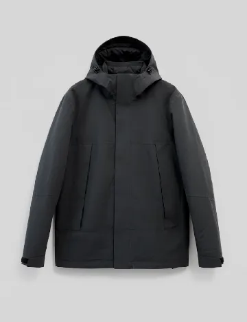 Geaca impermeabila Only, gri inchis