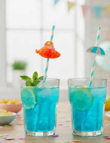 Set paie de carton 10 bucati DLP Industry, albastru Albastru