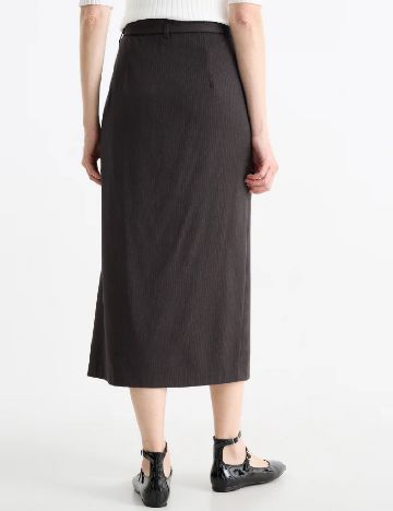 Fusta C&A, gri inchis