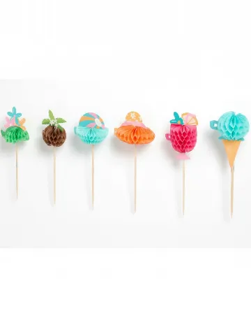 Decoratiuni cocktail DLP Industry, mix culori Mix culori