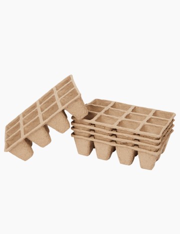 Set cutii pentru rasaduri 5 bucati ACTION, maro