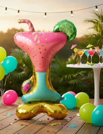 Balon XXL Cocktail AVEC, mix culori Mix culori