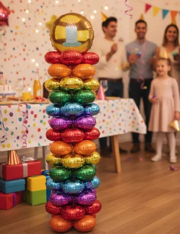 Set baloane de folie AVEC, mix culori Mix culori