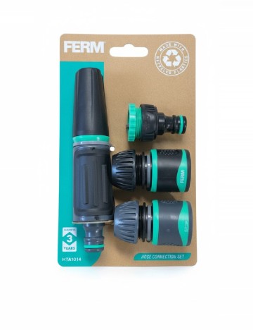 Set racord robinet FERM, negru