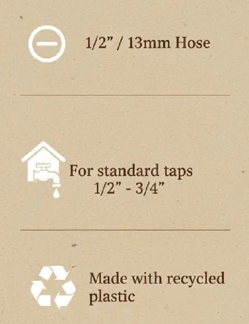 Set racord robinet FERM, negru