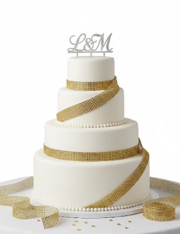 Accesoriu decorativ Hobby Flora, auriu