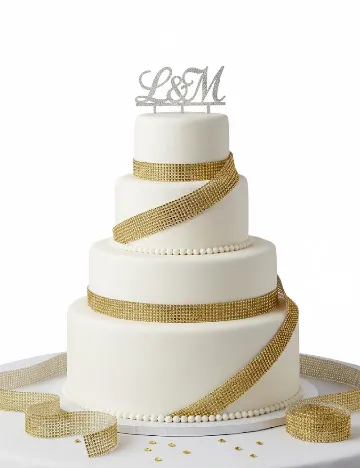 Accesoriu decorativ Hobby Flora, auriu