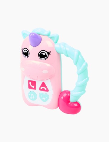 Telefon jucarie pentru copii ACTION, roz