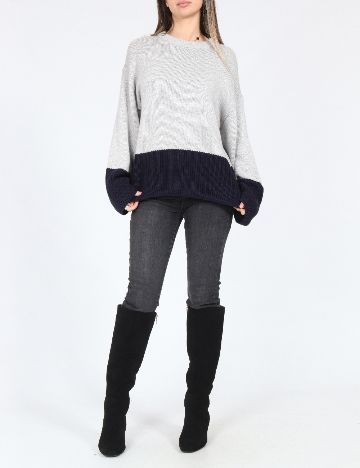 Pulover Oversize C&A, gri