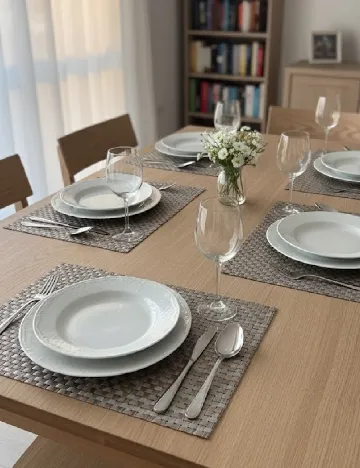 Set servetele de masa 2 bucati Zd Trading, gri/maro Gri