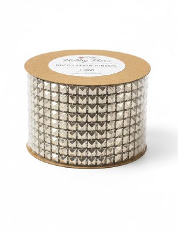 Accesoriu decorativ Hobby Flora, argintiu