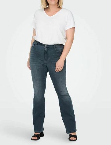 Blugi Only Carmakoma, albastru