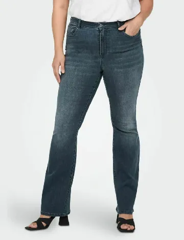 Blugi Only Carmakoma, albastru Albastru